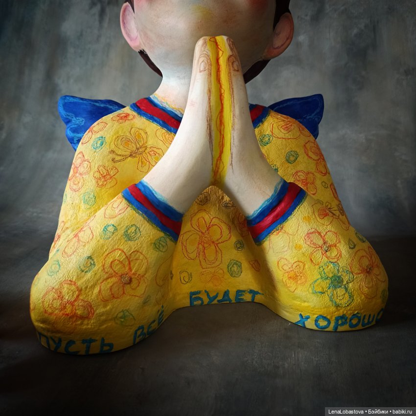 Ангел ангел хранитель интерьерная кукла скульптура (фото 4)