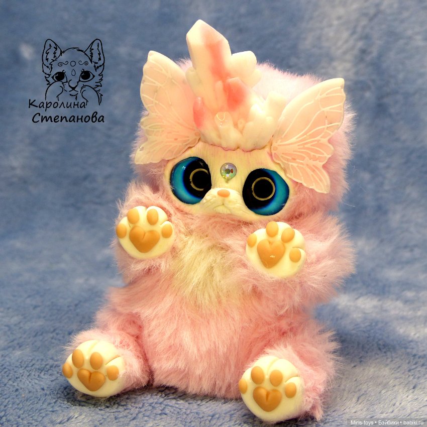 Хрустальный Ниппи — Игрушки в смешанной технике (мех и глина): Арт (фото 7)