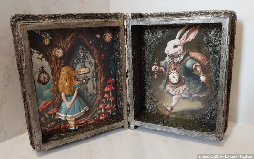 Шкатулка по мотивам Алисы в стране чудес (фото 5)