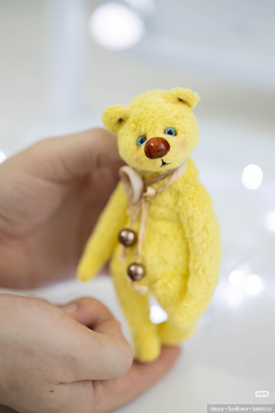 Солнечный мишка от Ольги Прокудиной с выкройкой