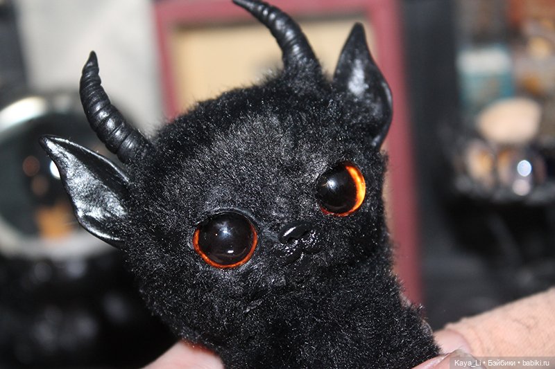 Котик готов — Игрушки в смешанной технике (мех и глина): Арт (фото 10)