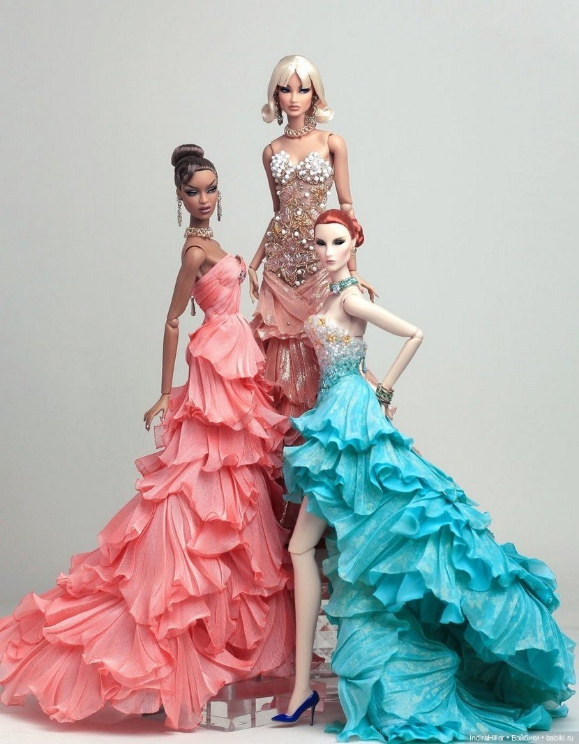 Кукольный десерт: Зефирные платья от MinhTuDesignDoll (фото 2)