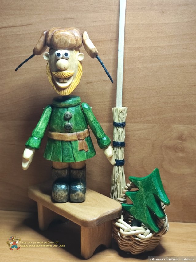 Позитивный мужичок! 😁🌲 — Авторские игрушки из дерева: резьба