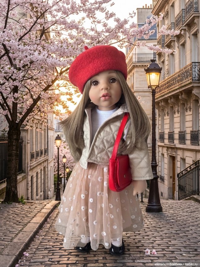 Грета гуляет по Парижу — Куклы Gotz (Готц): Ханна (фото 4)
