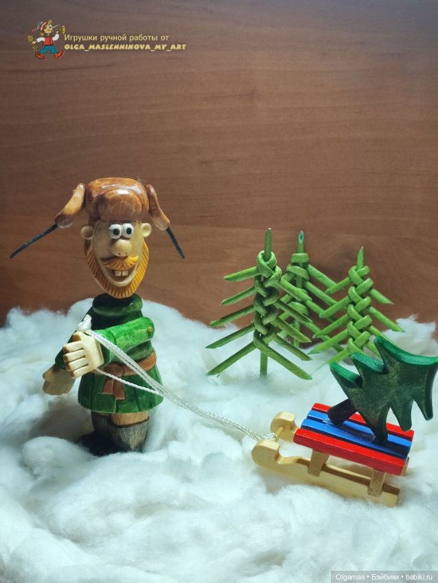 Позитивный мужичок! 😁🌲 — Авторские игрушки из дерева: резьба (фото 7)