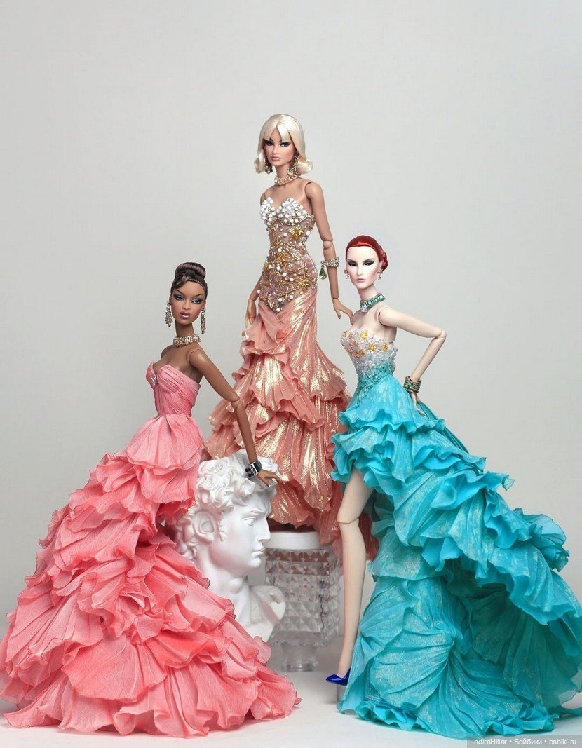 Кукольный десерт: Зефирные платья от MinhTuDesignDoll (фото 3)