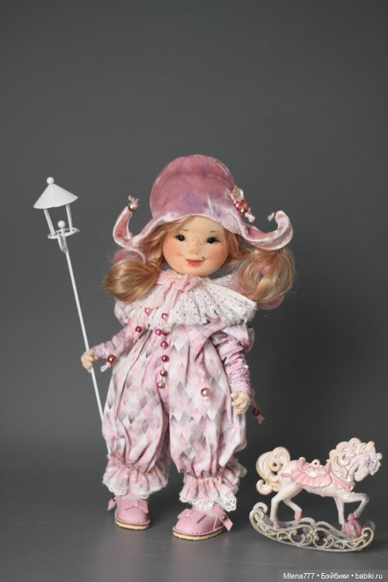 Бонни , клоунесса — Авторские текстильные куклы: Вальдорфские (фото 8)