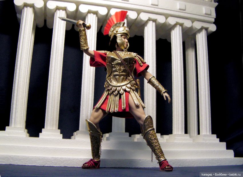 Римская центурионка — Одежда и обувь для кукол своими руками: фото