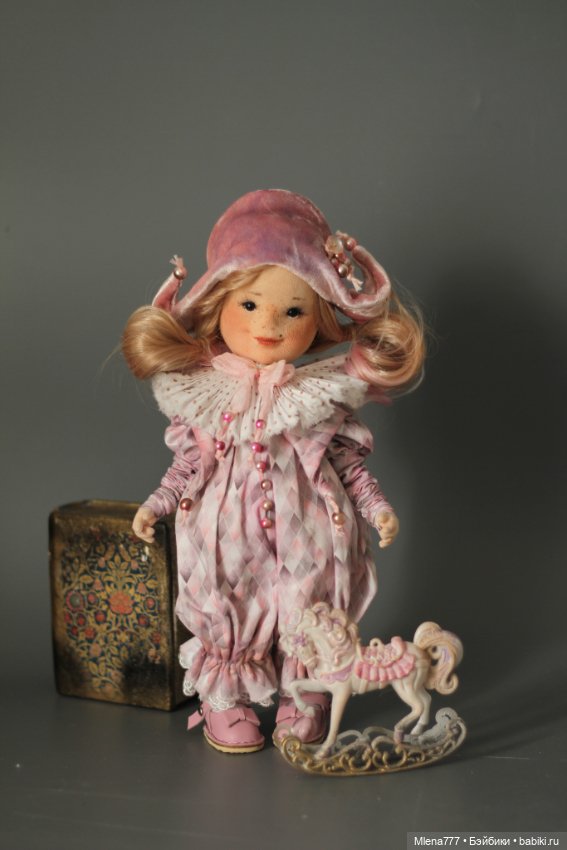 Бонни , клоунесса — Авторские текстильные куклы: Вальдорфские (фото 2)