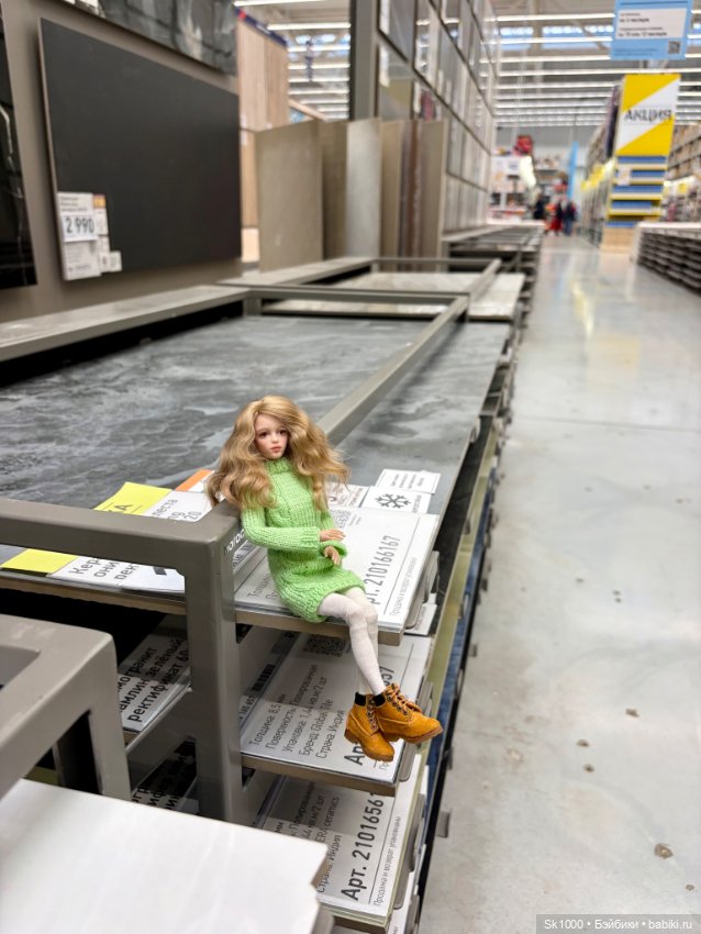 Нам куклы строить и жить помогают 💚 (фото 7)