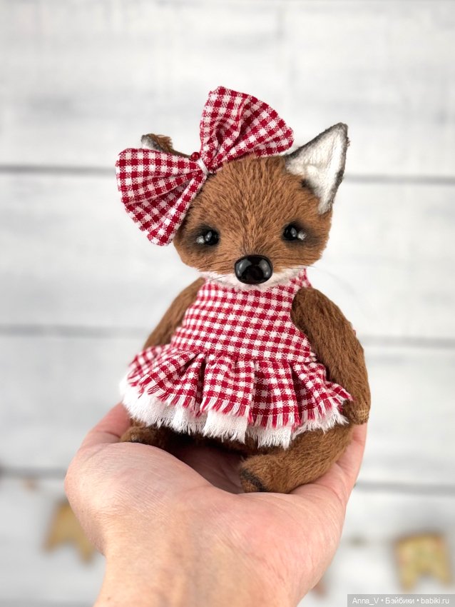 Тедди лисичка — Авторские мишки Тедди и друзья: фото (фото 5)