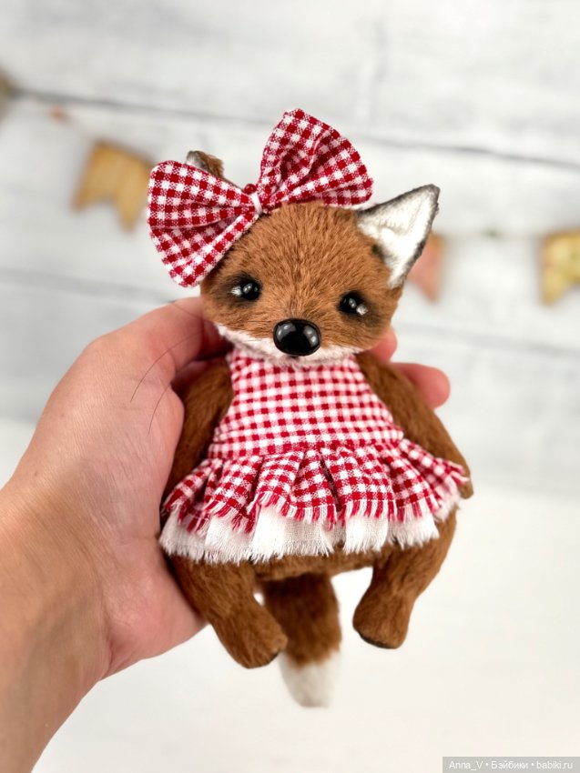 Тедди лисичка — Авторские мишки Тедди и друзья: фото