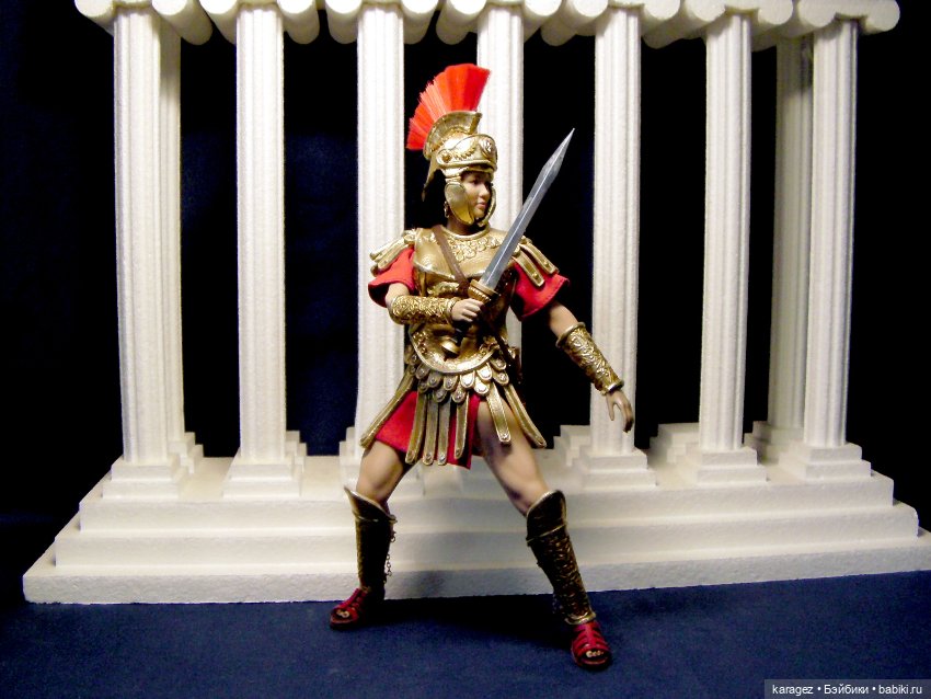 Римская центурионка — Одежда и обувь для кукол своими руками: фото