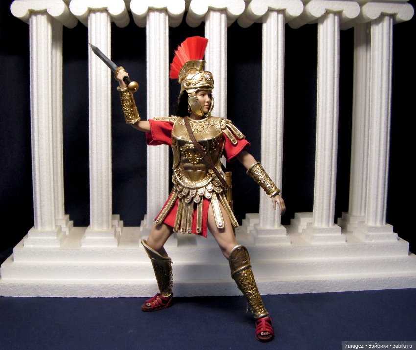 Римская центурионка — Одежда и обувь для кукол своими руками: фото