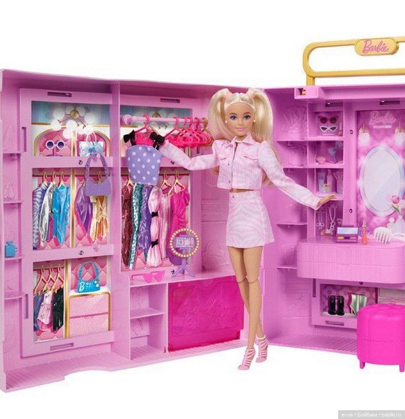 Модный штаб 2026: Новый шкаф Barbie Deluxe Style Closet — рай для шопоголика