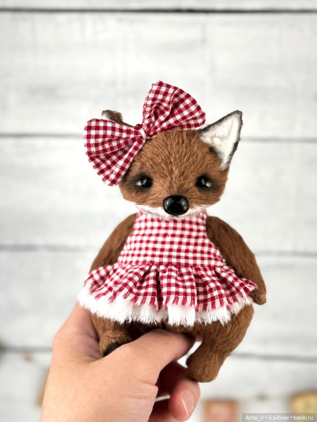 Тедди лисичка — Авторские мишки Тедди и друзья: фото (фото 2)