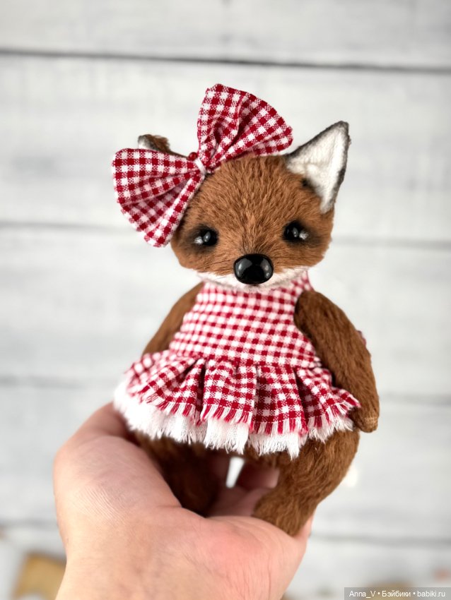 Тедди лисичка — Авторские мишки Тедди и друзья: фото (фото 4)