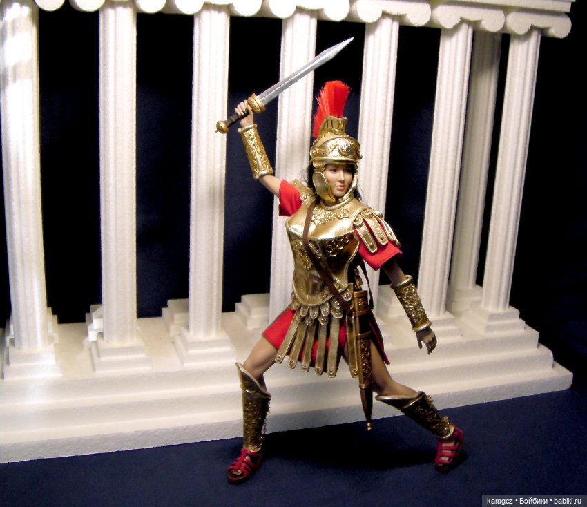 Римская центурионка — Одежда и обувь для кукол своими руками: фото