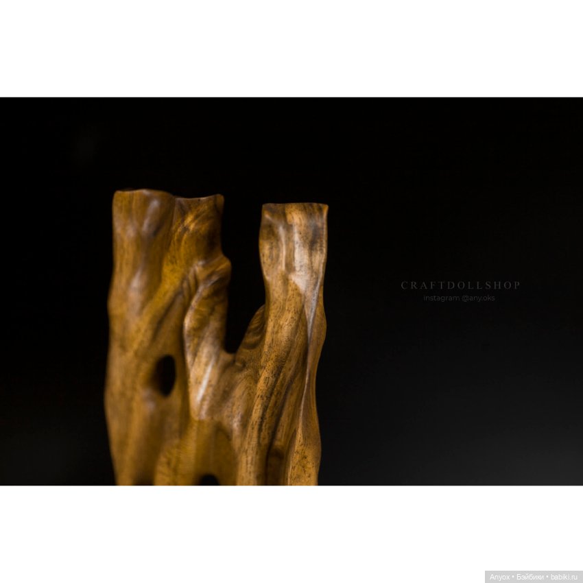 Деревянный Трон - Паук для кукол 1/4