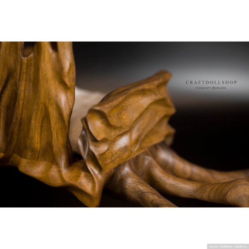 Деревянный Трон - Паук для кукол 1/4 (фото 5)