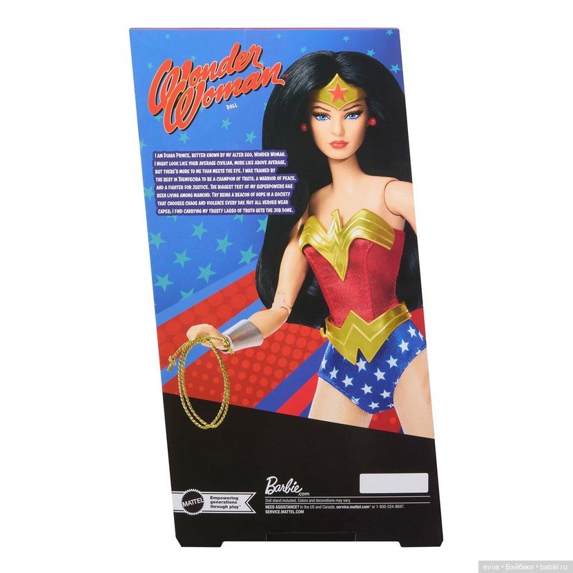 Wonder Woman™ Barbie® Doll к 85-летию героини (фото 6)