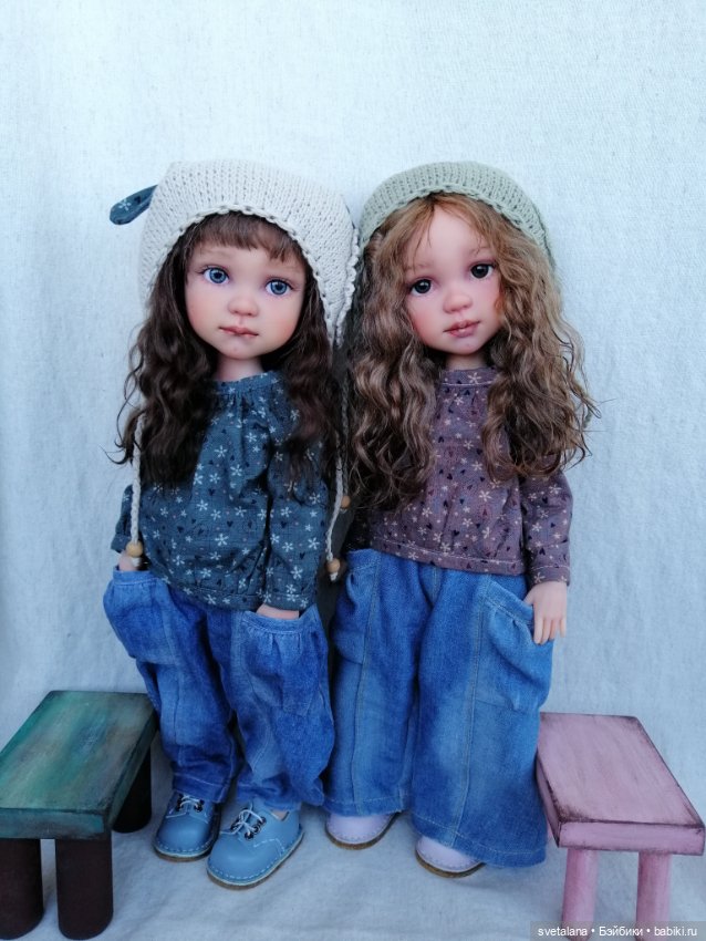 Диана и Дуняша. Мои первые, весенние девочки (фото 3)