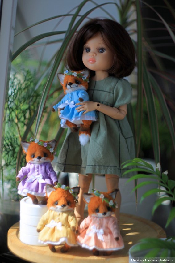 Миша и лисички — Куклы Paola Reina (Паола Рейна): новинки