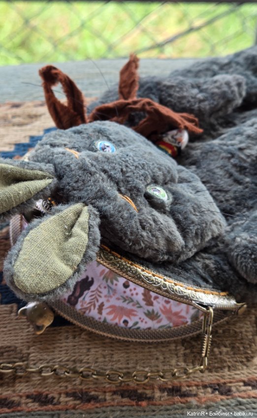 Сумочка зайчик — Авторские мишки Тедди и друзья: фото (фото 5)