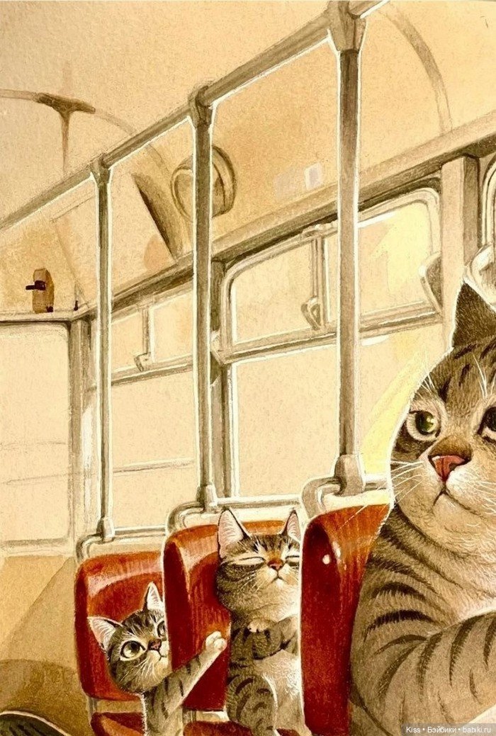 Кошачья душа в красках: Удивительные миры Рики Вэя (Ricky Wei) (фото 5)