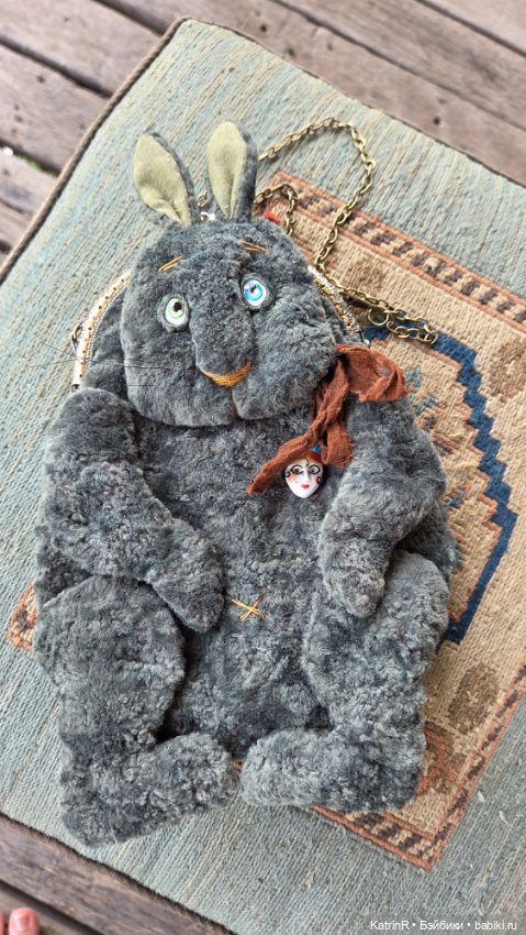 Сумочка зайчик — Авторские мишки Тедди и друзья: фото (фото 10)