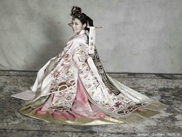 Свадебный ханбок Южная Корея (фото 10)
