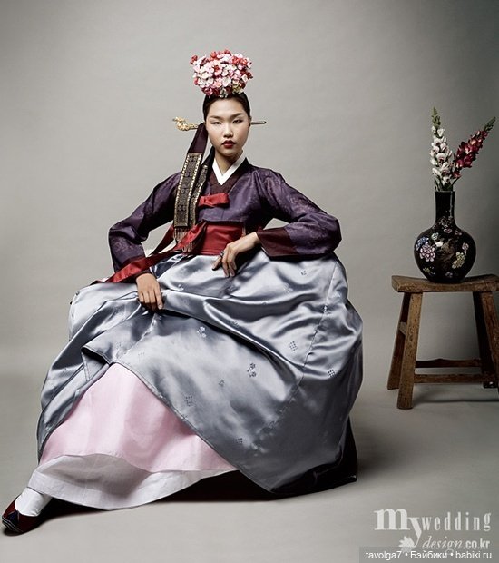 Свадебный ханбок Южная Корея