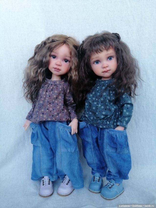 Диана и Дуняша. Мои первые, весенние девочки