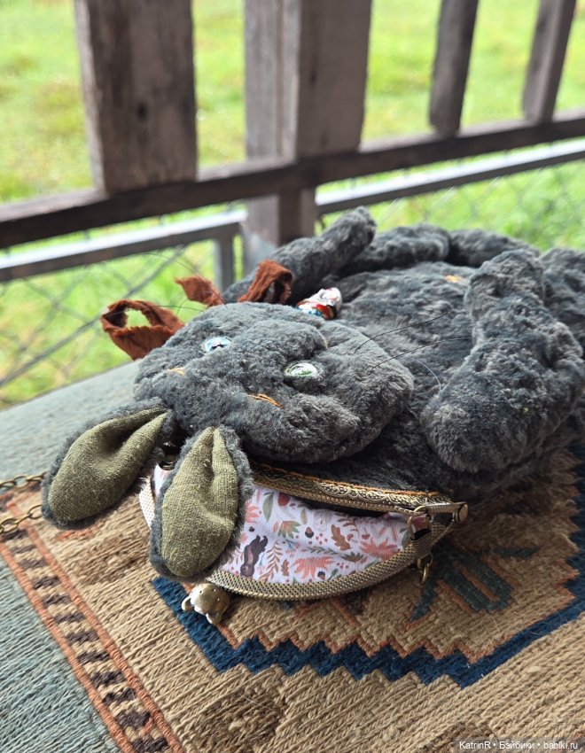 Сумочка зайчик — Авторские мишки Тедди и друзья: фото