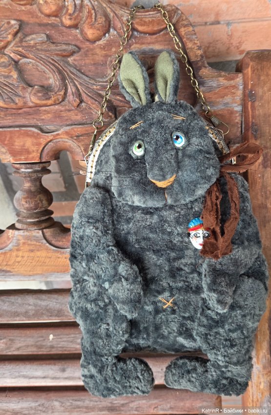 Сумочка зайчик — Авторские мишки Тедди и друзья: фото (фото 4)