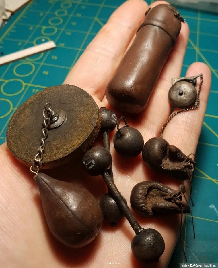 Боксерский зал в 1:12: суровая эстетика и магия деталей от Кэтрин (фото 3)