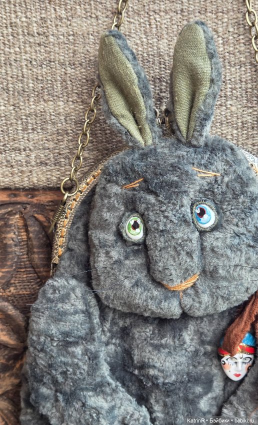 Сумочка зайчик — Авторские мишки Тедди и друзья: фото (фото 6)