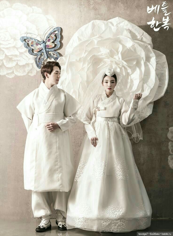 Свадебный ханбок Южная Корея