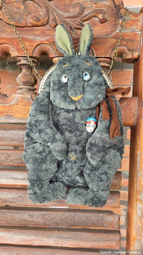 Сумочка зайчик — Авторские мишки Тедди и друзья: фото (фото 9)