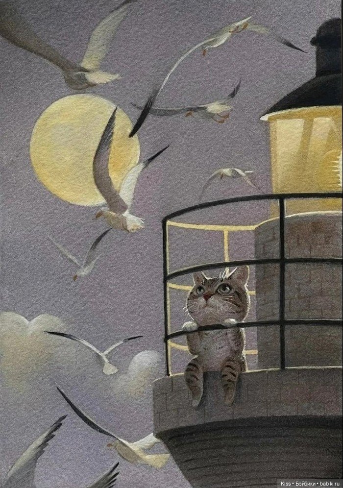 Кошачья душа в красках: Удивительные миры Рики Вэя (Ricky Wei) (фото 2)