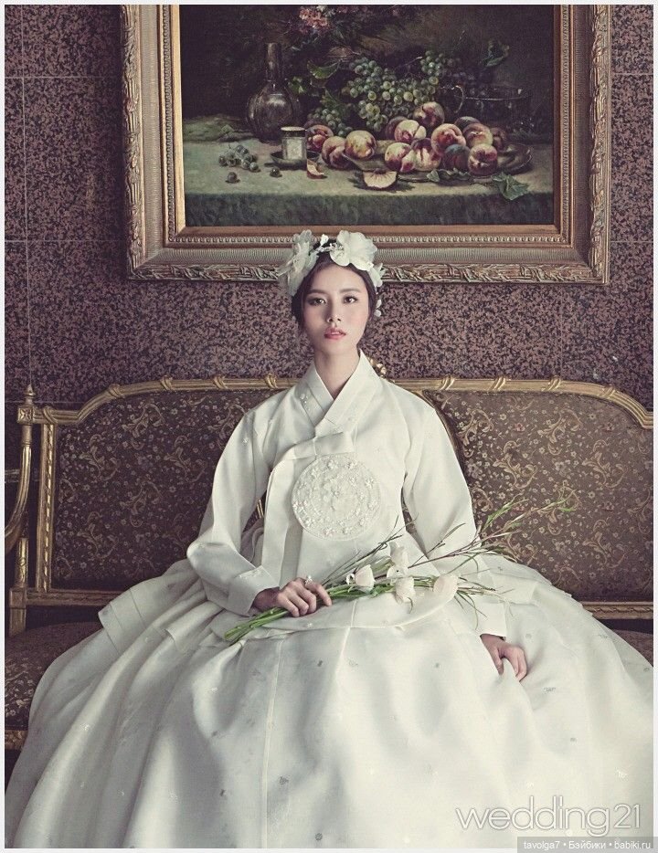 Свадебный ханбок Южная Корея