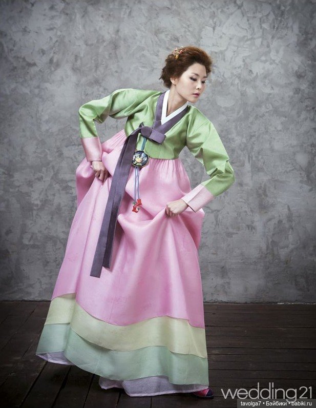 Свадебный ханбок Южная Корея