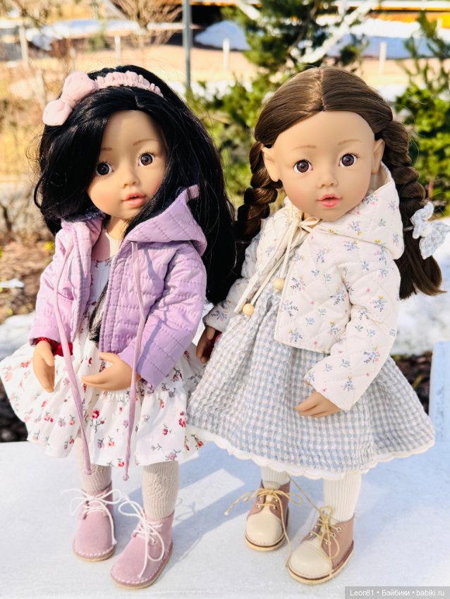 Весенний день Марианны и Машеньки