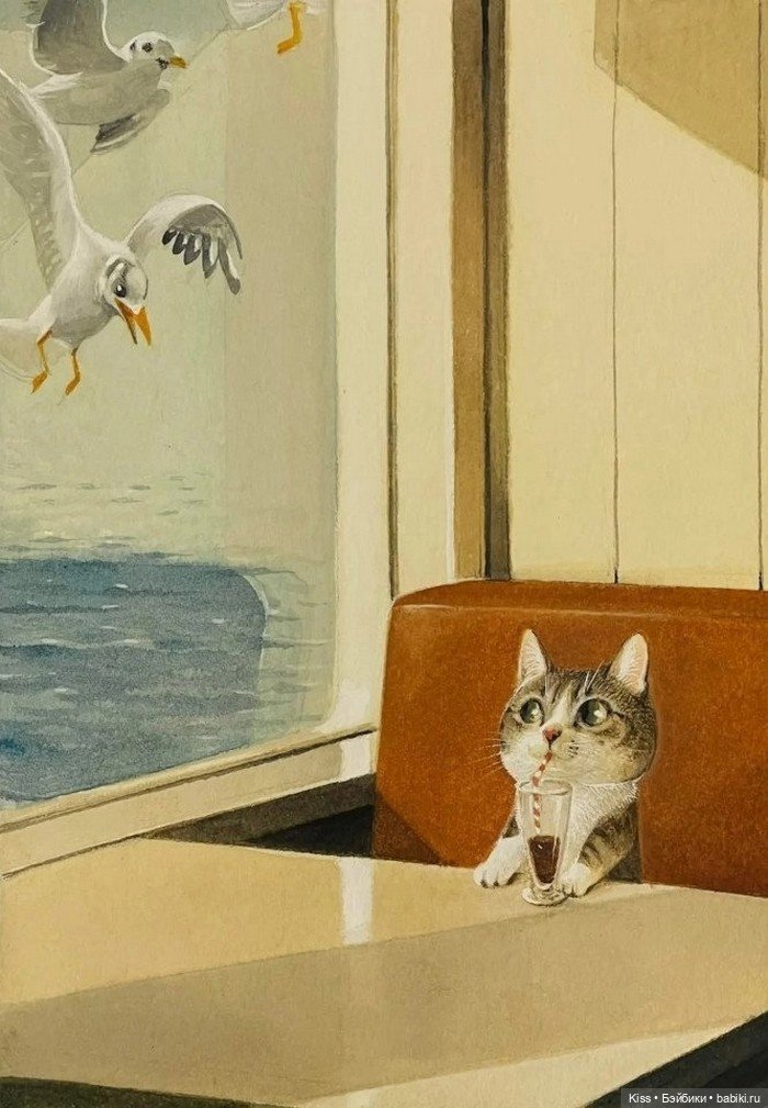 Кошачья душа в красках: Удивительные миры Рики Вэя (Ricky Wei) (фото 7)