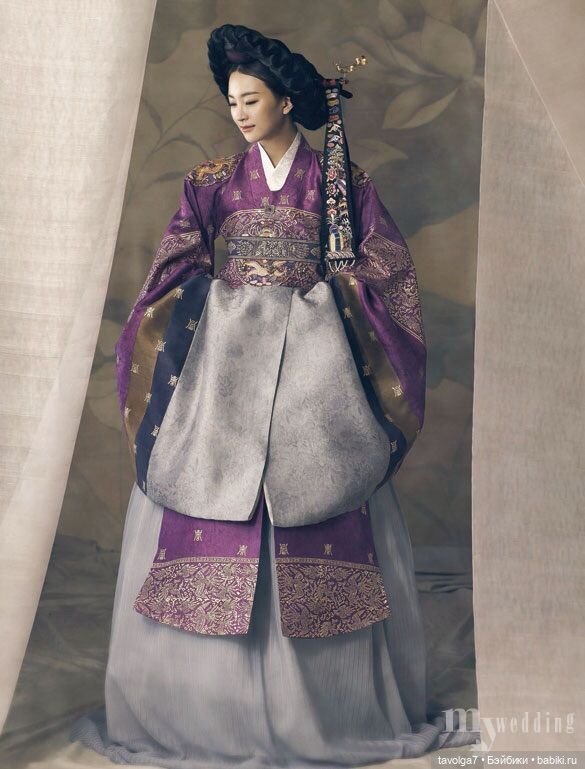 Свадебный ханбок Южная Корея