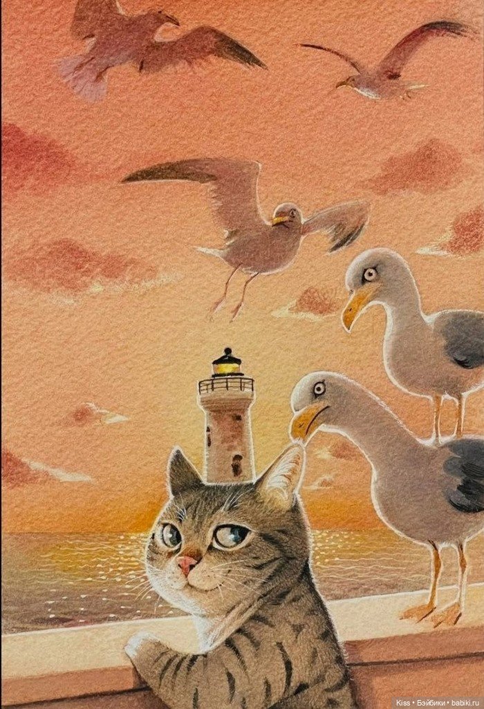 Кошачья душа в красках: Удивительные миры Рики Вэя (Ricky Wei) (фото 8)