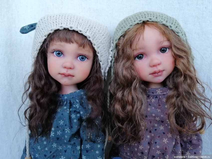 Диана и Дуняша. Мои первые, весенние девочки