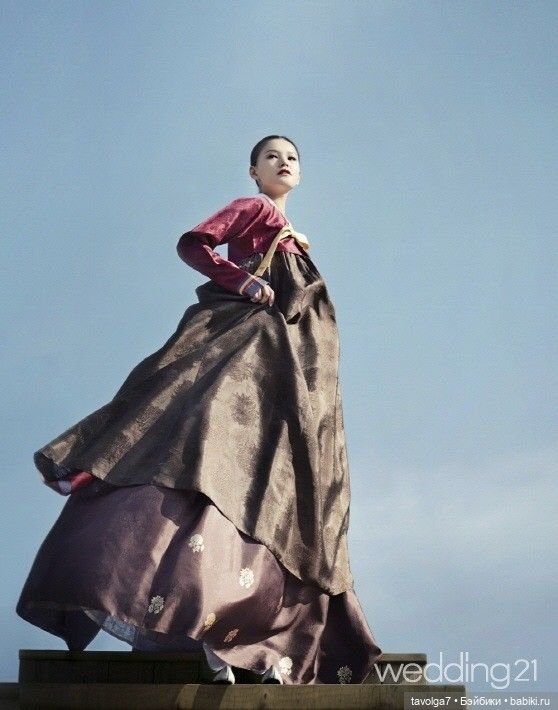 Свадебный ханбок Южная Корея