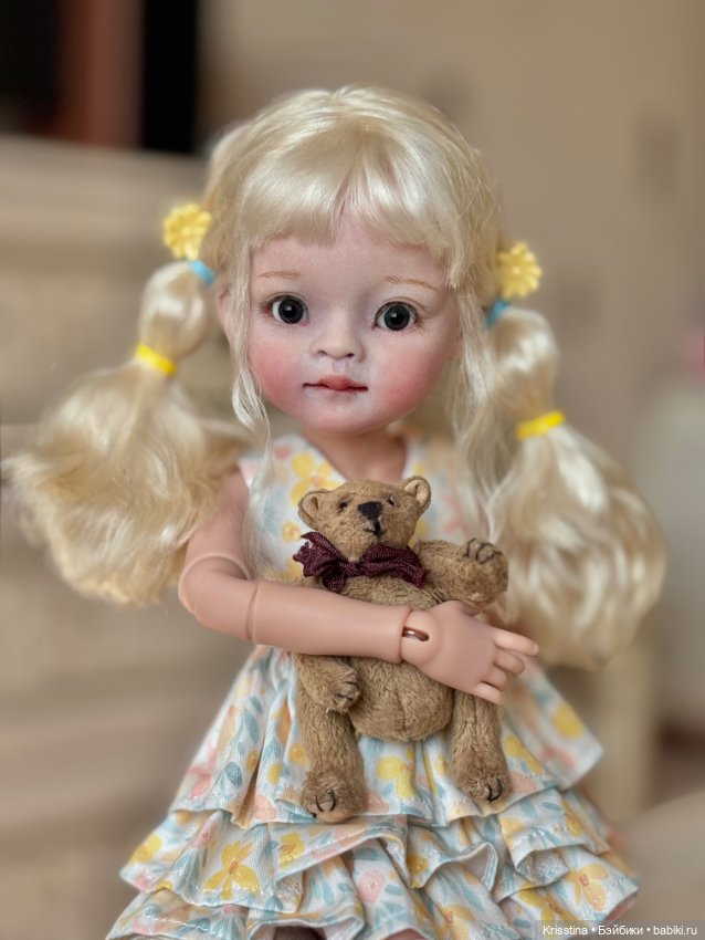 Солнечная ☀️ — ООАК Paola Reina (Паола Рейна) и испанских кукол: перерисовка (фото 3)