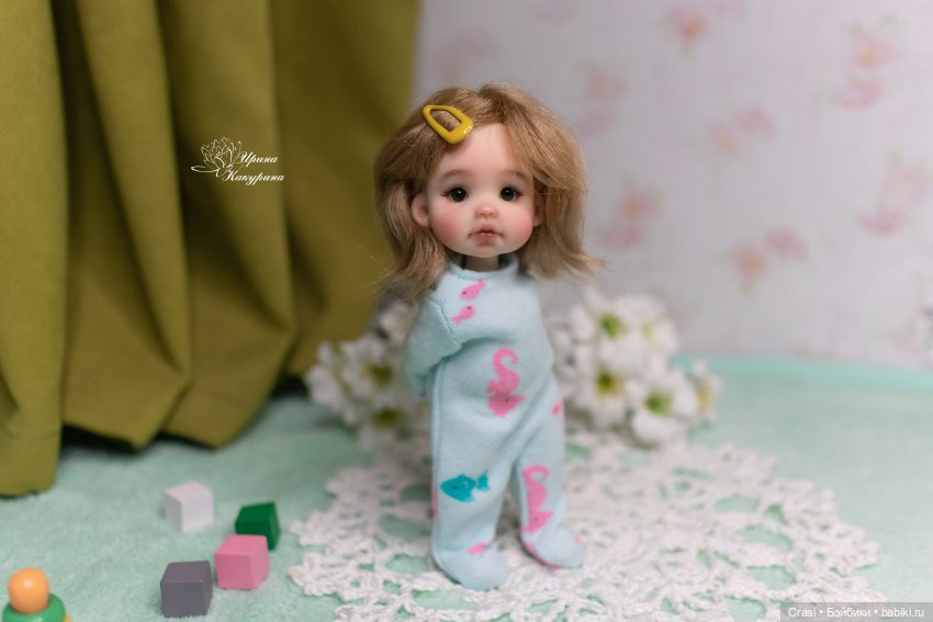 Миниатюрная кроха) — Лепка авторских кукол: полимерная глина (фото 7)